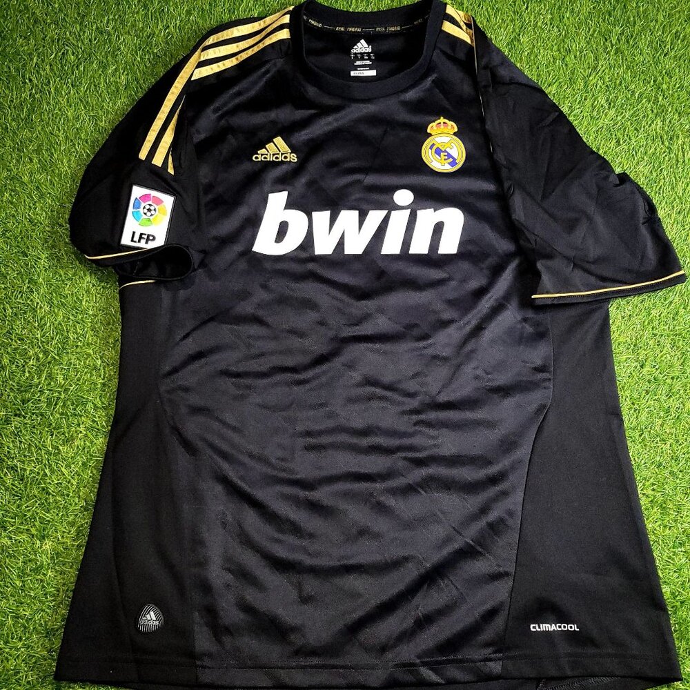Cristiano Ronaldo Real Madrid 2011 2012 Away Soccer Jersey Shirt L SKU# V13642 - Picture 2 of 7